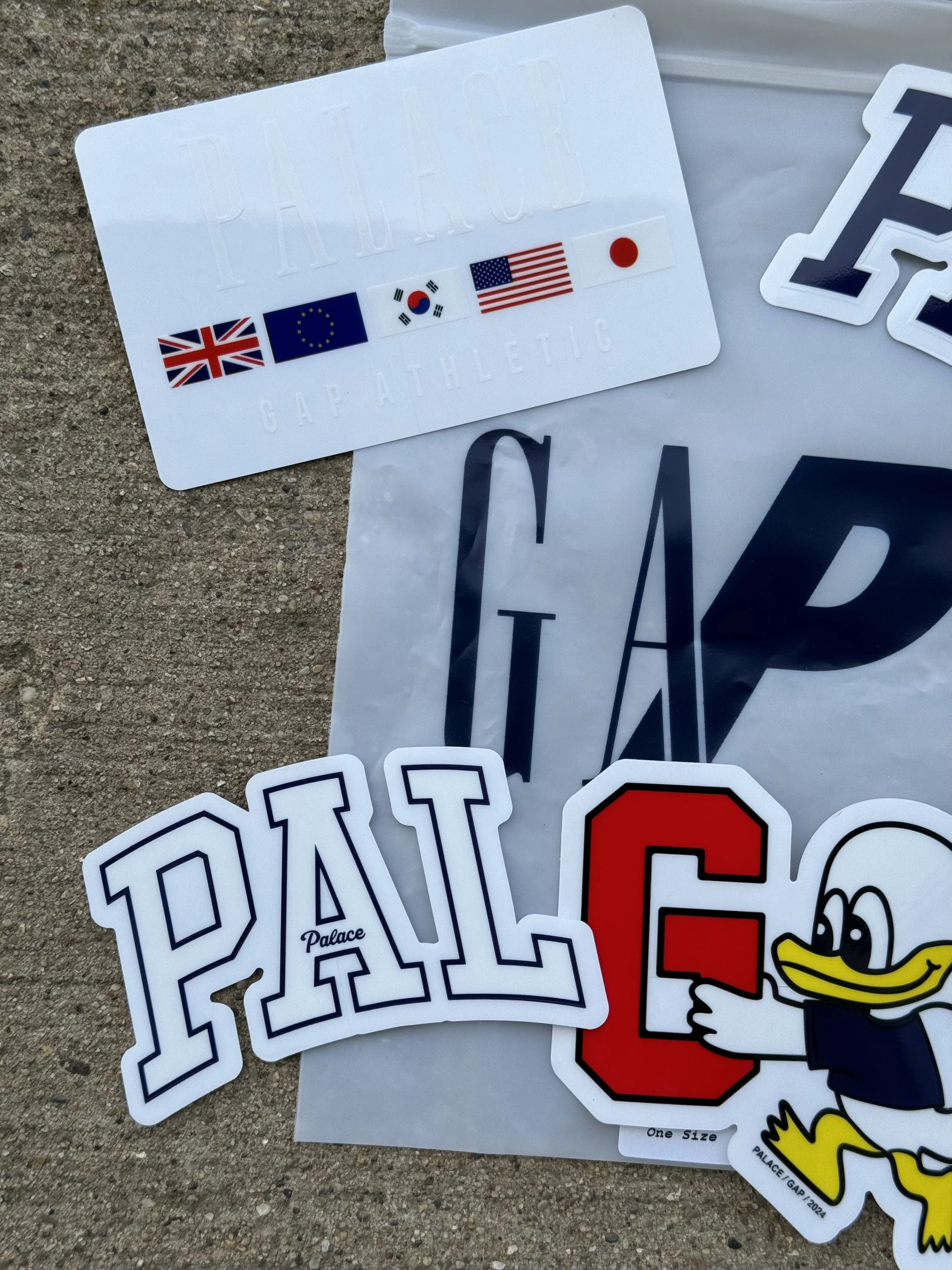 PALACE GAP STICKER PACK — STANDARD X FUTURE